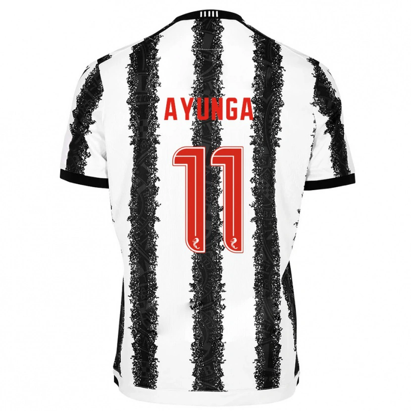Danxen Women Jonah Ayunga #11 White Black Home Jersey 2025/26 T-Shirt