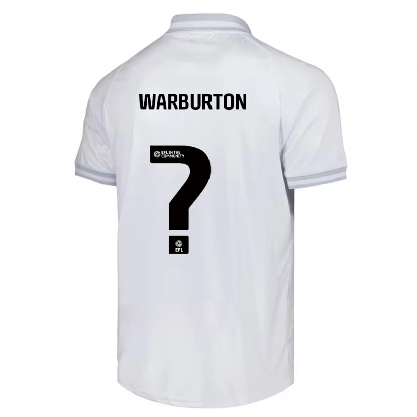 Danxen Women Owen Warburton #0 White Gray Black Away Jersey 2025/26 T-Shirt