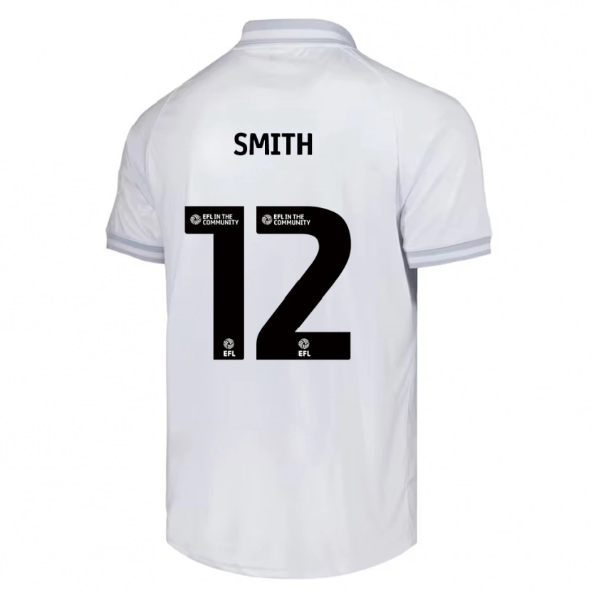 Danxen Women Jackson Smith #12 White Gray Black Away Jersey 2025/26 T-Shirt