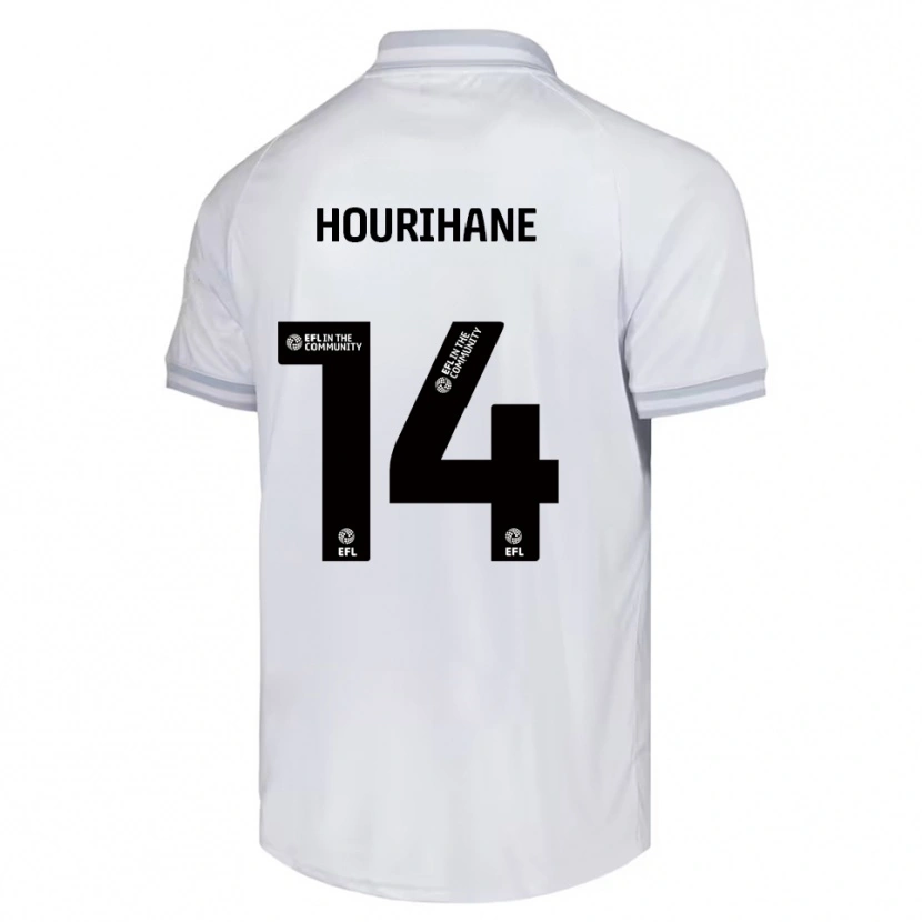 Danxen Women Conor Hourihane #14 White Gray Black Away Jersey 2025/26 T-Shirt