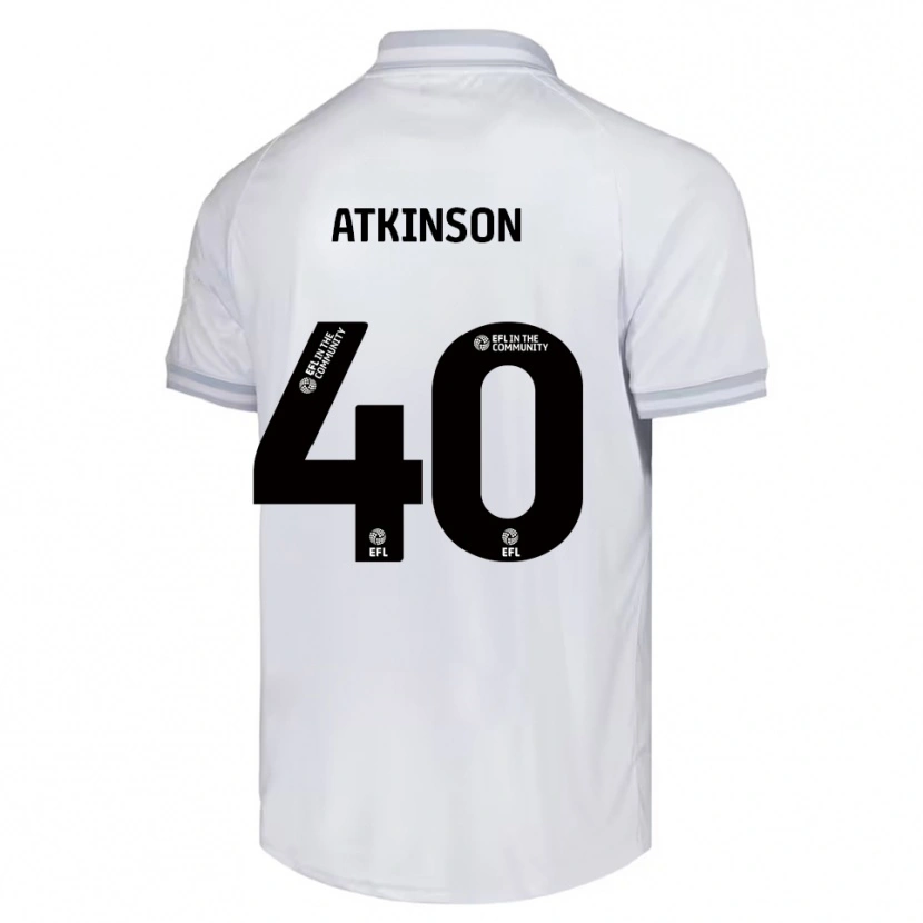 Danxen Women Aaron Atkinson #40 White Gray Black Away Jersey 2025/26 T-Shirt