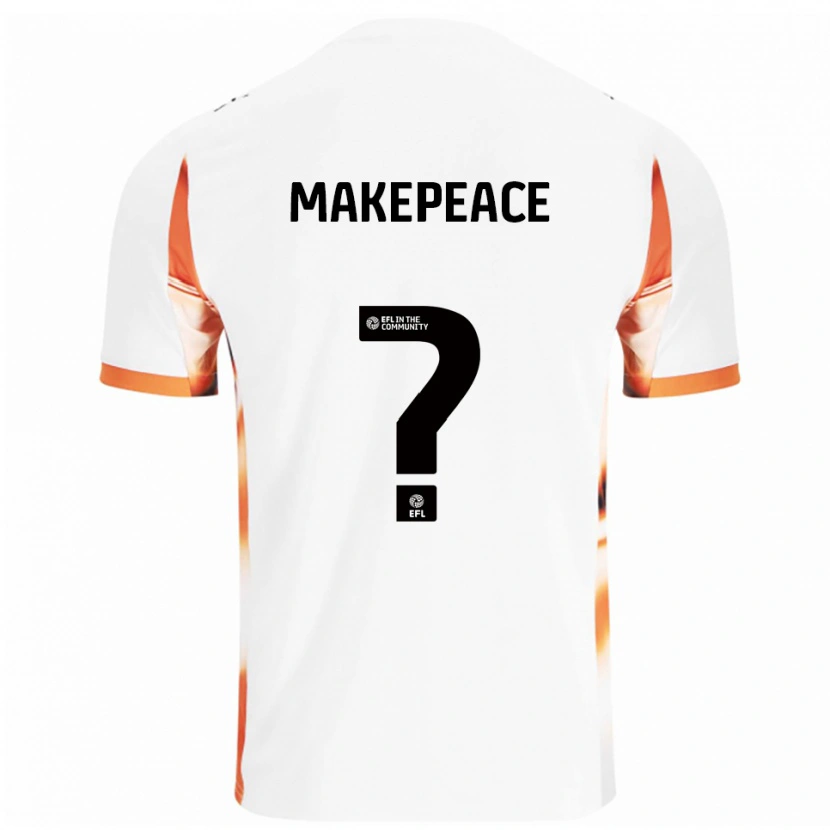 Danxen Women Isla Makepeace #0 White Orange Black Away Jersey 2025/26 T-Shirt