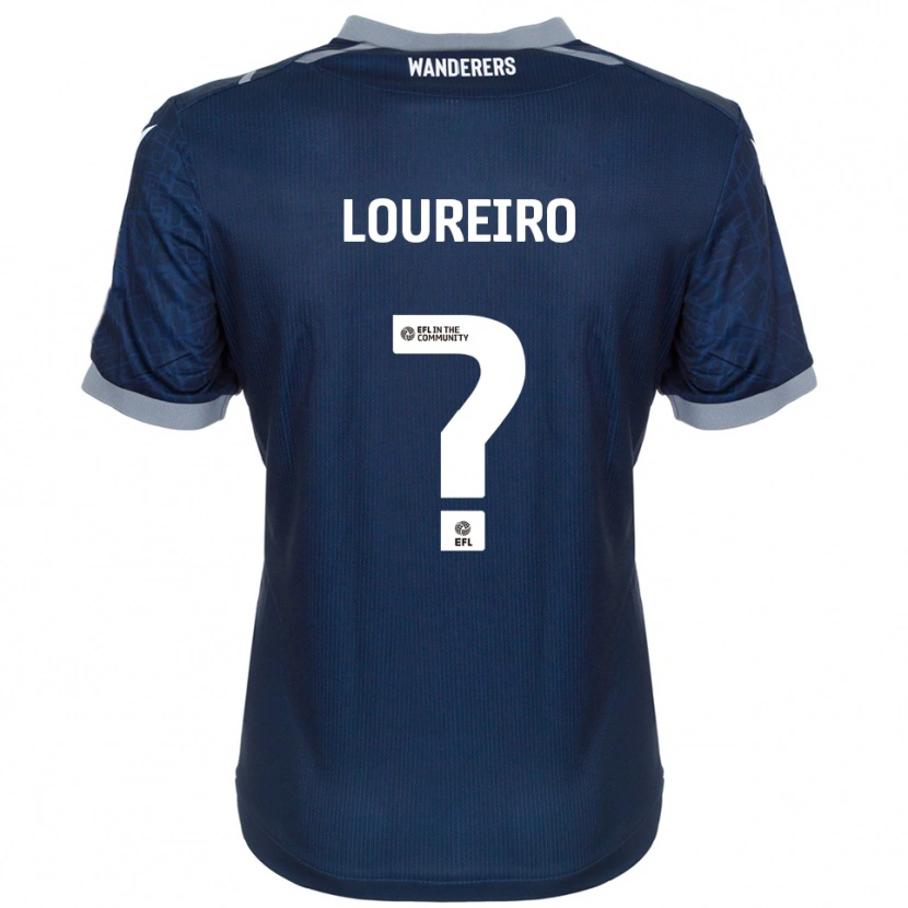 Danxen Women Giovanni Loureiro #0 Navy Gray Away Jersey 2025/26 T-Shirt
