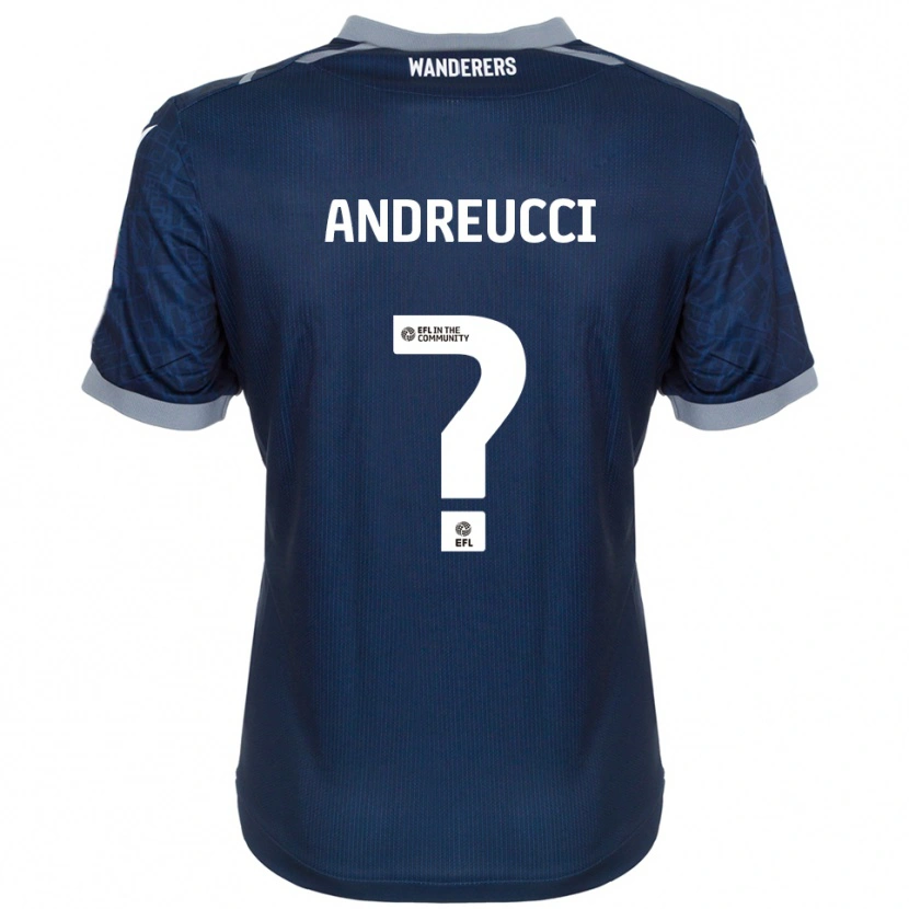 Danxen Women Ben Andreucci #0 Navy Gray Away Jersey 2025/26 T-Shirt