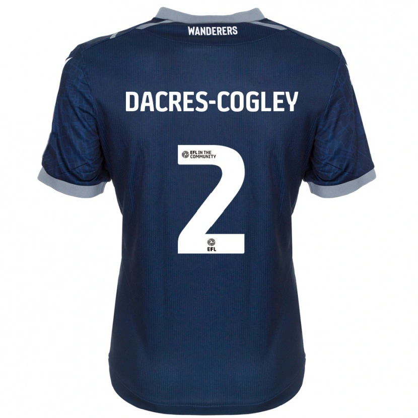 Danxen Women Josh Dacres-Cogley #2 Navy Gray Away Jersey 2025/26 T-Shirt