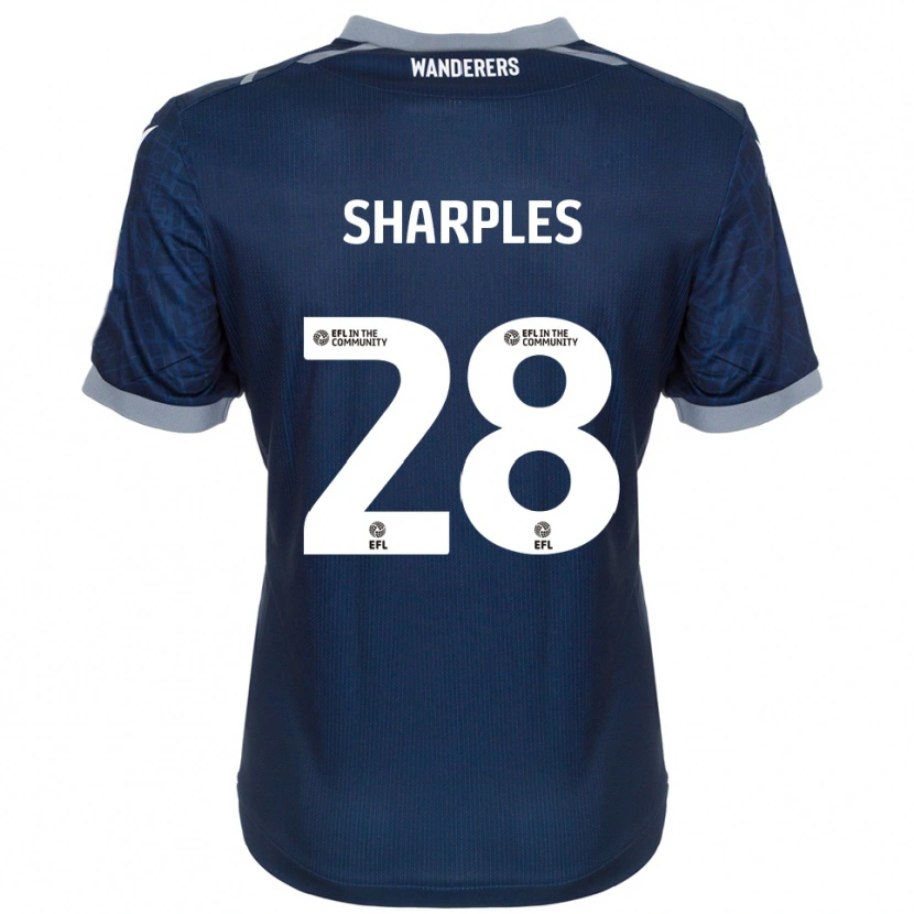 Danxen Women Sonny Sharples-Ahmed #28 Navy Gray Away Jersey 2025/26 T-Shirt