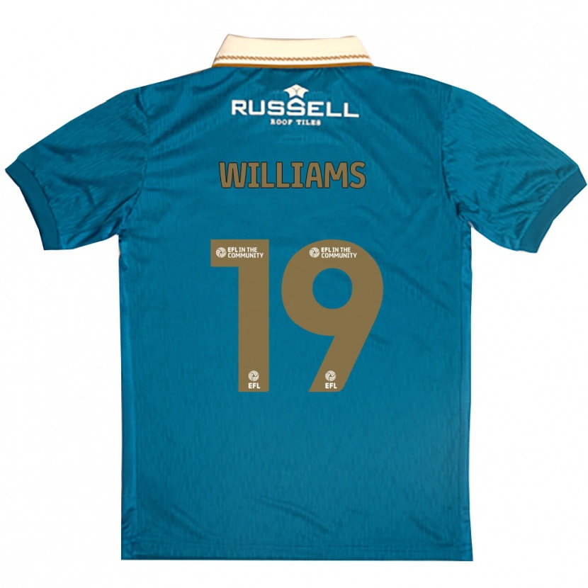 Danxen Women Dylan Williams #19 Sky Blue White Away Jersey 2025/26 T-Shirt