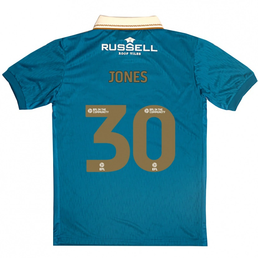 Danxen Women James Jones #30 Sky Blue White Away Jersey 2025/26 T-Shirt