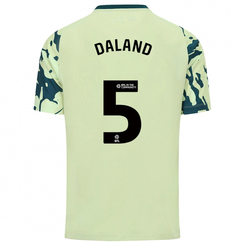 Danxen Women Jesper Daland #5 Dark Green Away Jersey 2025/26 T-Shirt