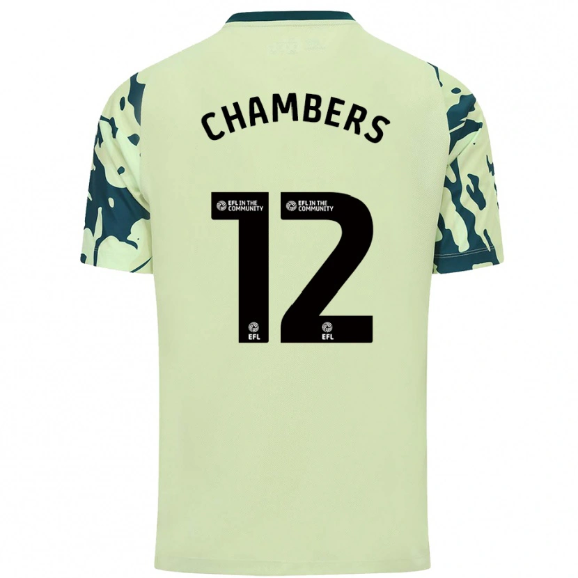 Danxen Women Calum Chambers #12 Dark Green Away Jersey 2025/26 T-Shirt