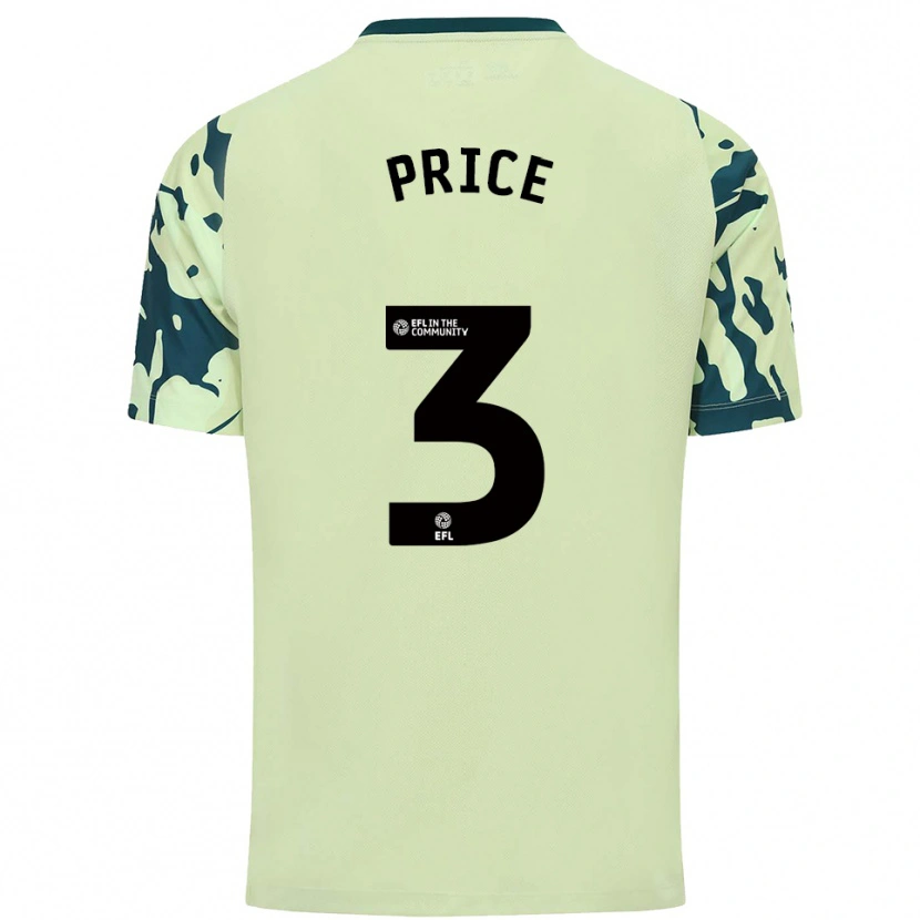 Danxen Women Ffion Price #3 Dark Green Away Jersey 2025/26 T-Shirt