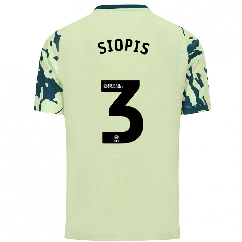 Danxen Women Manolis Siopis #3 Dark Green Away Jersey 2025/26 T-Shirt