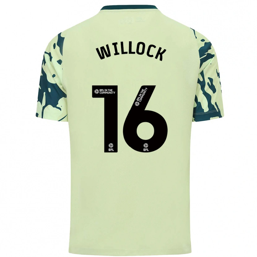 Danxen Women Chris Willock #16 Dark Green Away Jersey 2025/26 T-Shirt