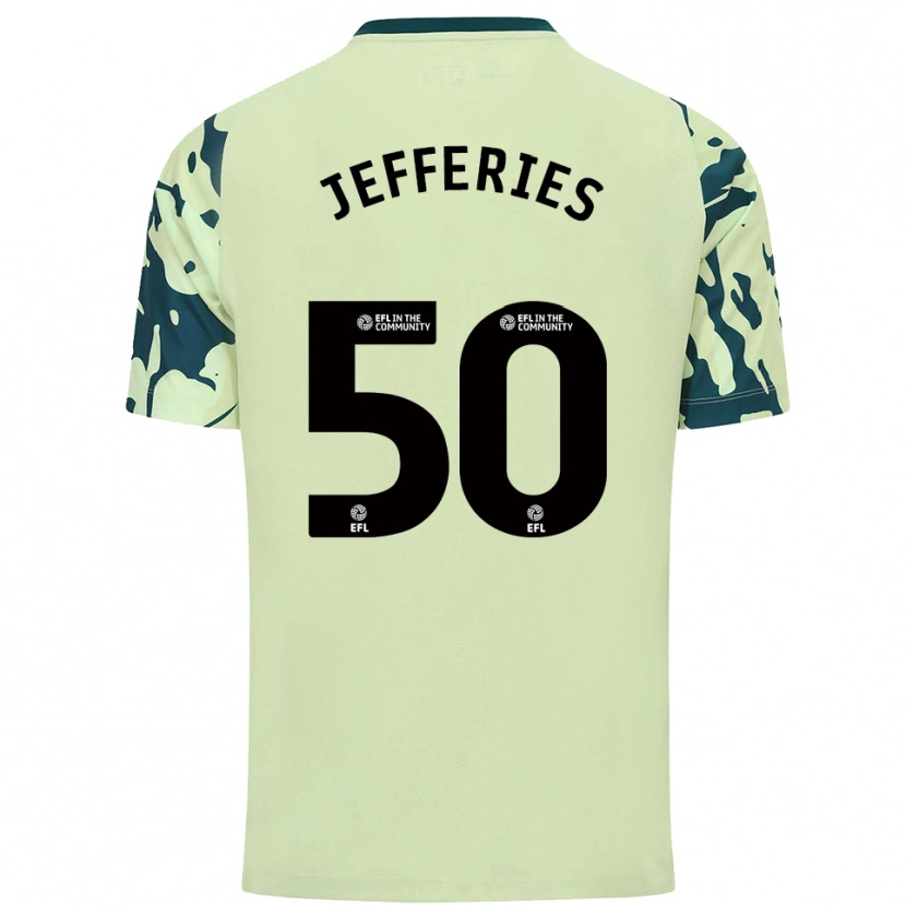 Danxen Women Isaac Jefferies #50 Dark Green Away Jersey 2025/26 T-Shirt