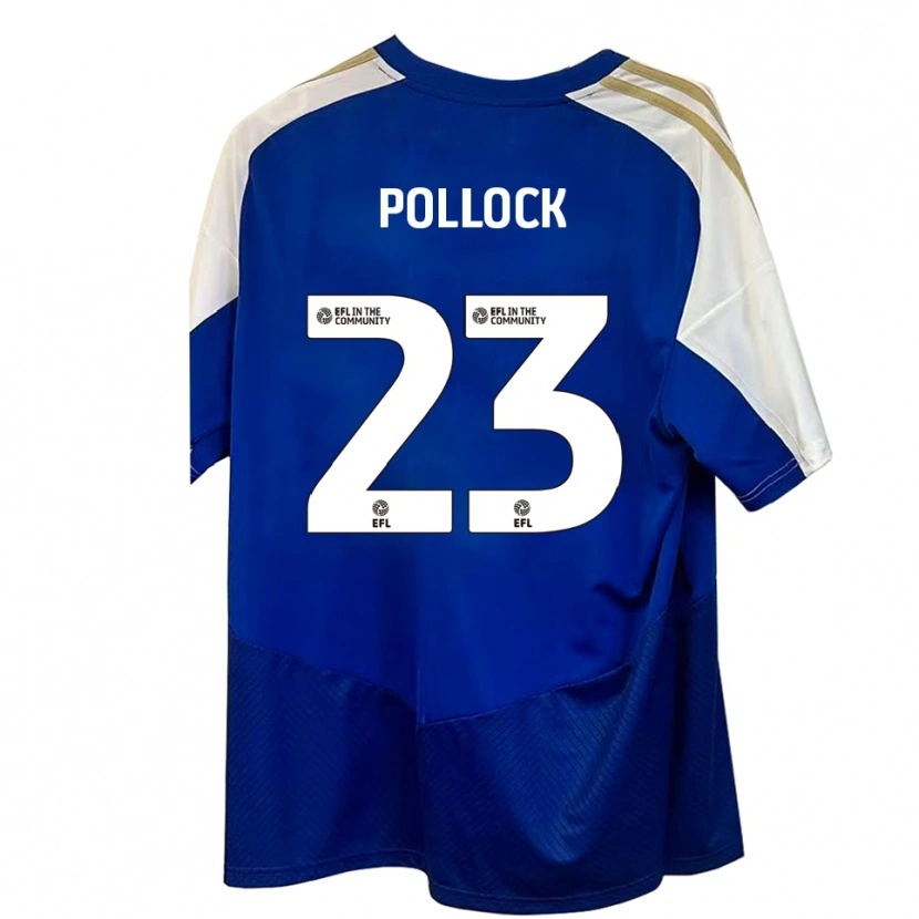 Danxen Women Amber Pollock #23 Blue White Gold Away Jersey 2025/26 T-Shirt