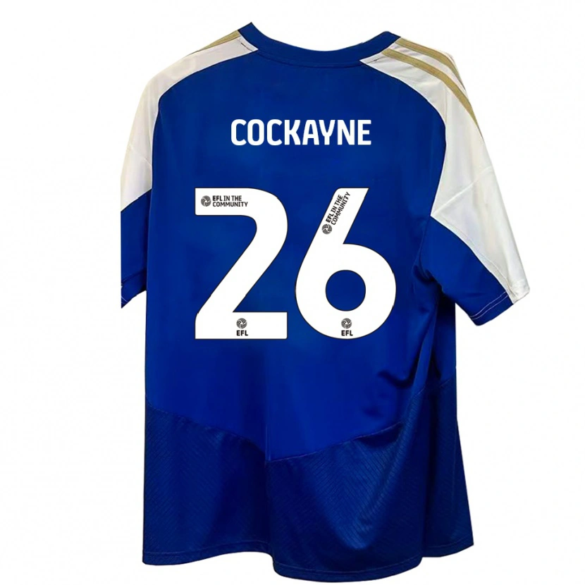 Danxen Women Jessica Cockayne #26 Blue White Gold Away Jersey 2025/26 T-Shirt