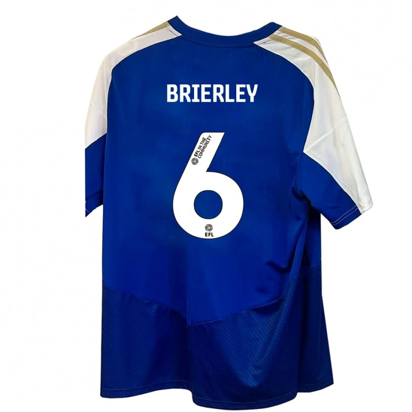 Danxen Women Ethan Brierley #6 Blue White Gold Away Jersey 2025/26 T-Shirt