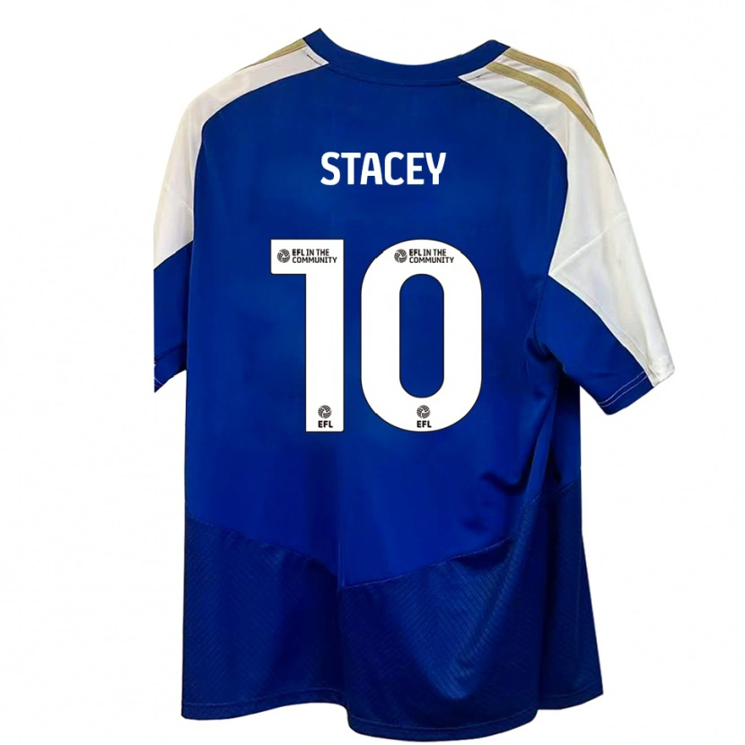 Danxen Women Sarah Stacey #10 Blue White Gold Away Jersey 2025/26 T-Shirt