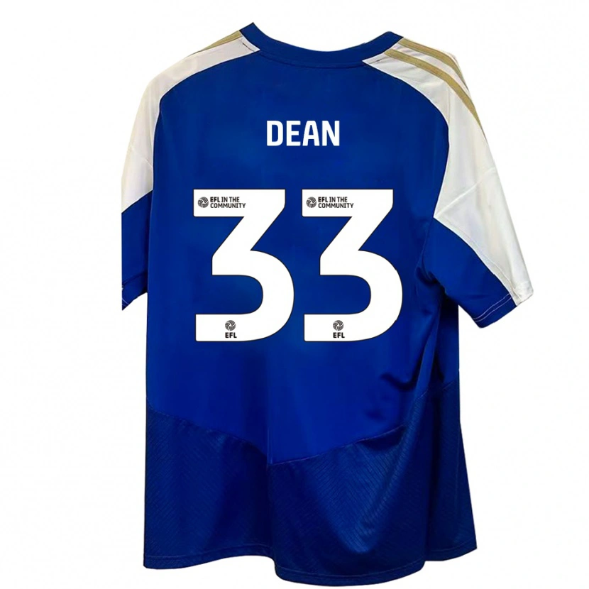 Danxen Women Tom Dean #33 Blue White Gold Away Jersey 2025/26 T-Shirt