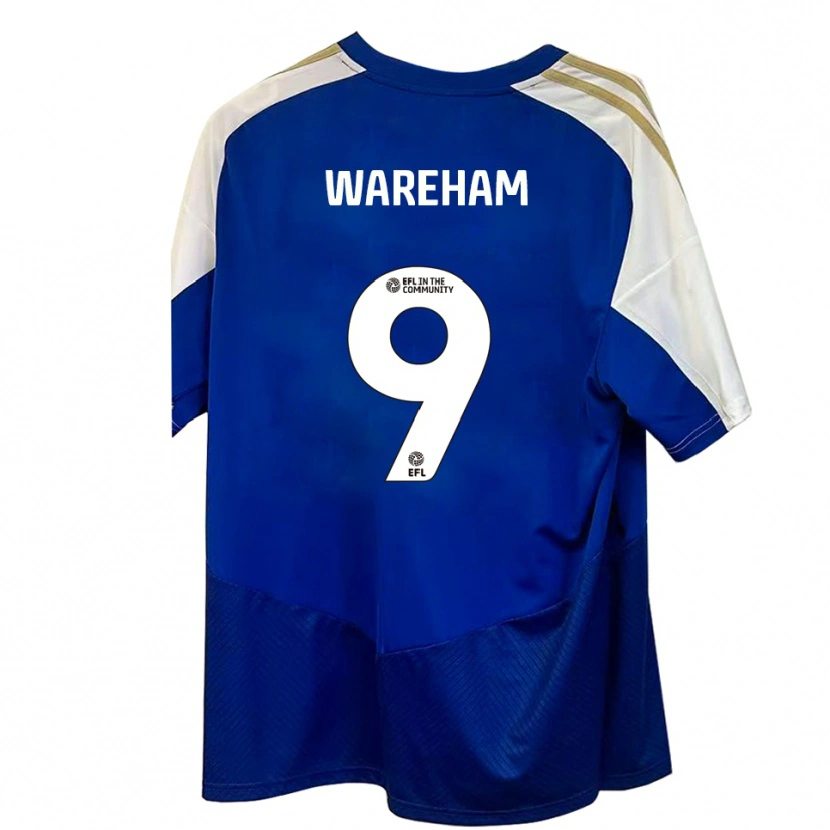 Danxen Women Jayden Wareham #9 Blue White Gold Away Jersey 2025/26 T-Shirt