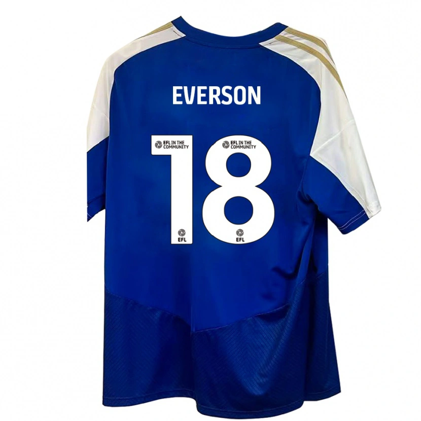 Danxen Women Beth Everson #18 Blue White Gold Away Jersey 2025/26 T-Shirt