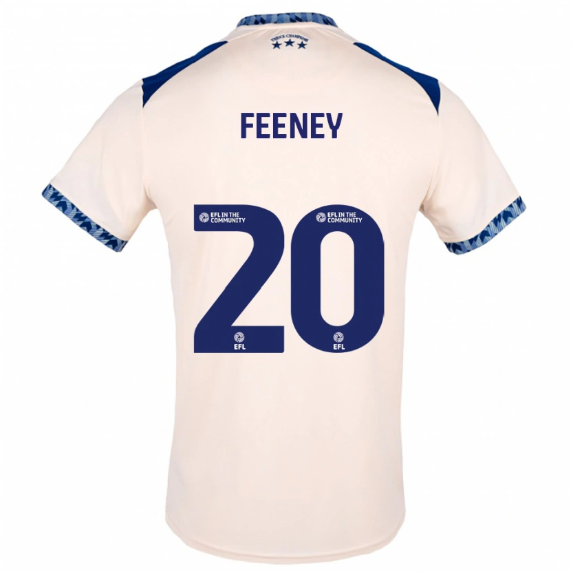 Danxen Women Josh Feeney #20 Off White Navy Away Jersey 2025/26 T-Shirt