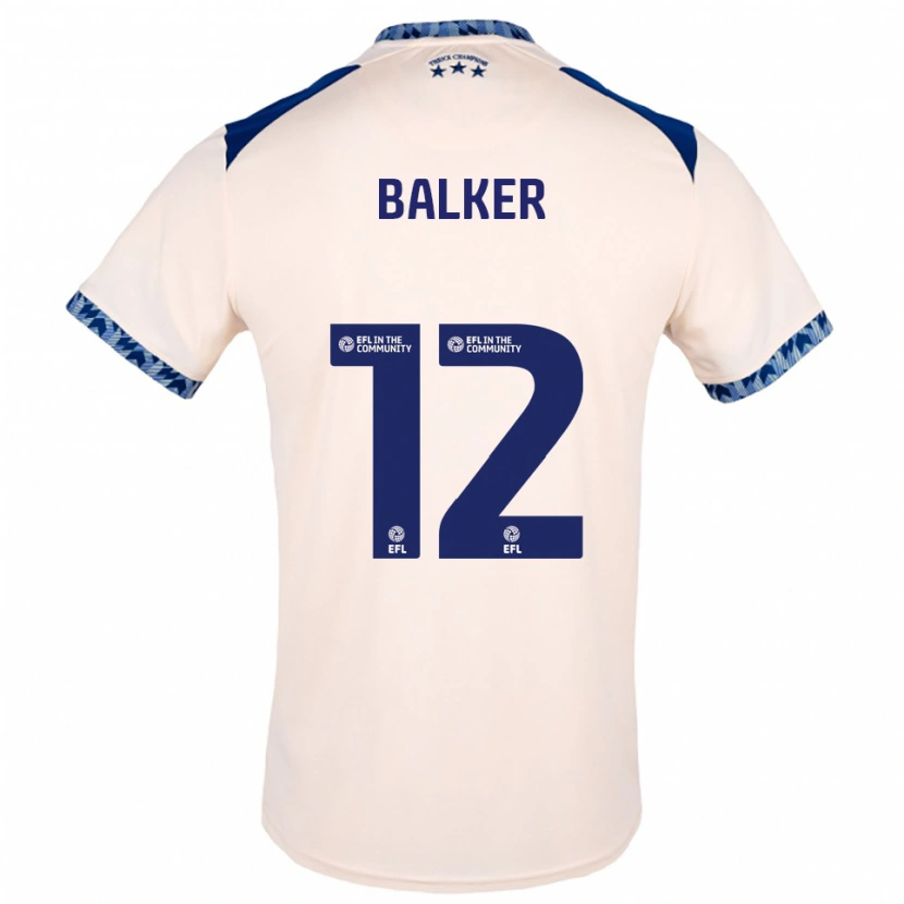 Danxen Women Radinio Balker #12 Off White Navy Away Jersey 2025/26 T-Shirt