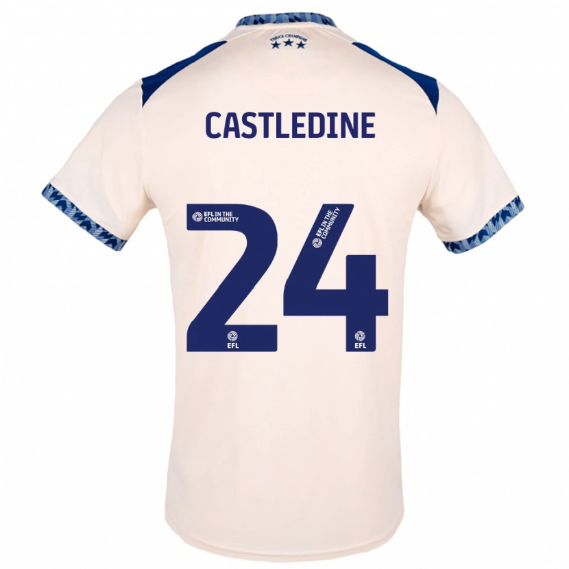 Danxen Women Leo Castledine #24 Off White Navy Away Jersey 2025/26 T-Shirt