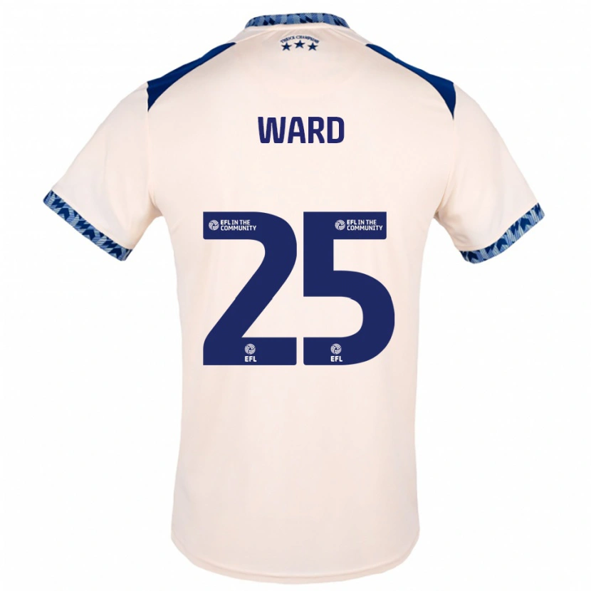 Danxen Women Danny Ward #25 Off White Navy Away Jersey 2025/26 T-Shirt