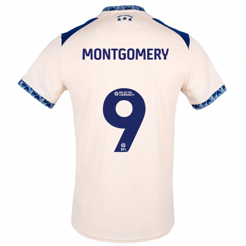 Danxen Women Ria Montgomery #9 Off White Navy Away Jersey 2025/26 T-Shirt