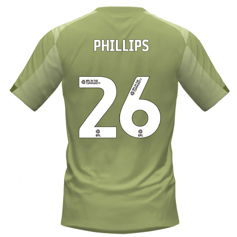 Danxen Women Noah Phillips #26 Sage Champagne Away Jersey 2025/26 T-Shirt