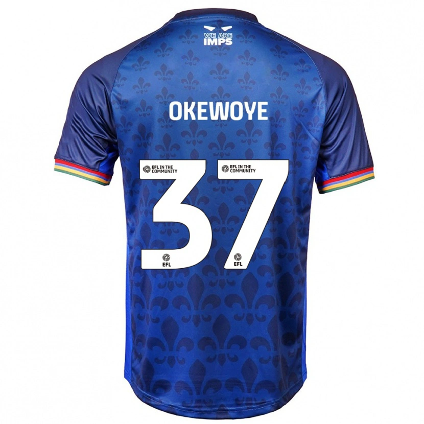 Danxen Women Gbolahan Okewoye #37 Blue Navy Away Jersey 2025/26 T-Shirt