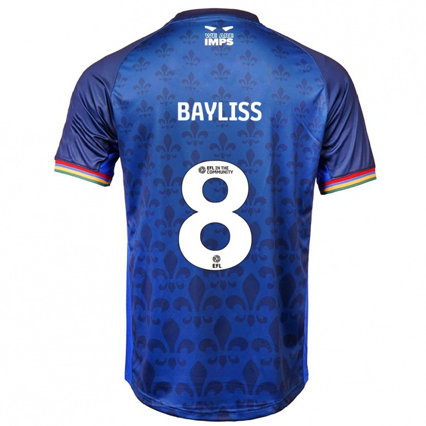 Danxen Women Tom Bayliss #8 Blue Navy Away Jersey 2025/26 T-Shirt