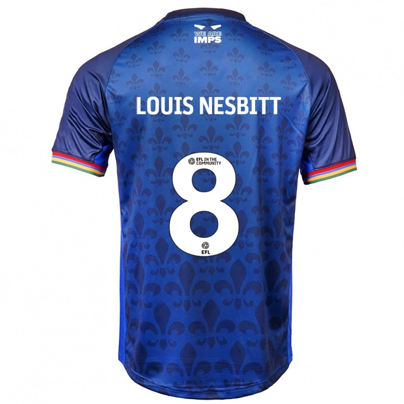 Danxen Women Louis Nesbitt #8 Blue Navy Away Jersey 2025/26 T-Shirt