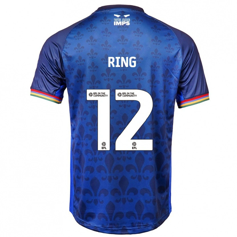 Danxen Women Erik Ring #12 Blue Navy Away Jersey 2025/26 T-Shirt