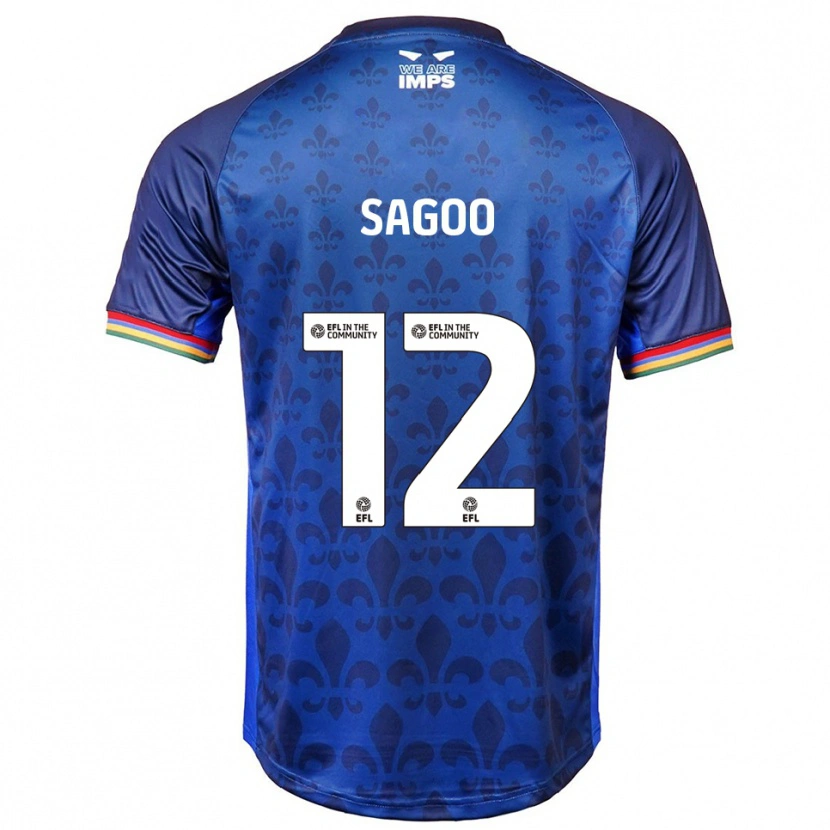 Danxen Women Kian Sagoo #12 Blue Navy Away Jersey 2025/26 T-Shirt