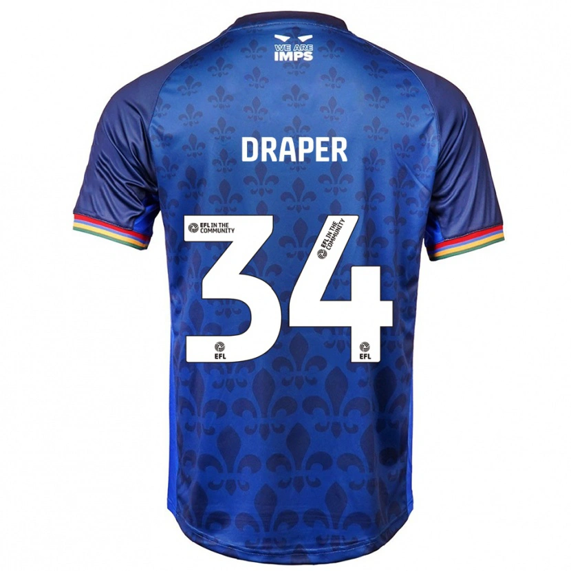 Danxen Women Freddie Draper #34 Blue Navy Away Jersey 2025/26 T-Shirt