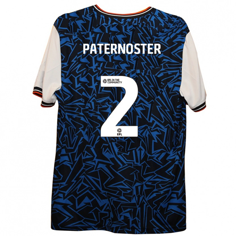 Danxen Women Vladimir Paternoster #2 Blue Black White Away Jersey 2025/26 T-Shirt