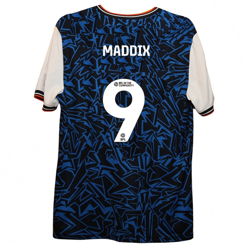 Danxen Women Leyah Maddix #9 Blue Black White Away Jersey 2025/26 T-Shirt