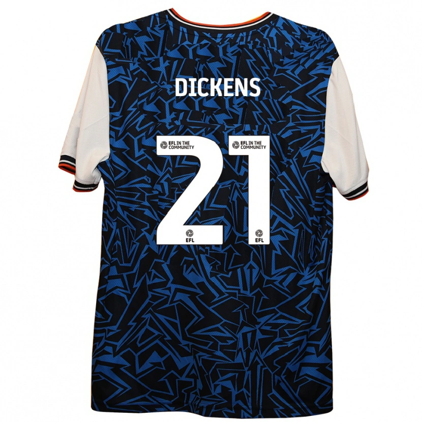 Danxen Women Andie Dickens #21 Blue Black White Away Jersey 2025/26 T-Shirt