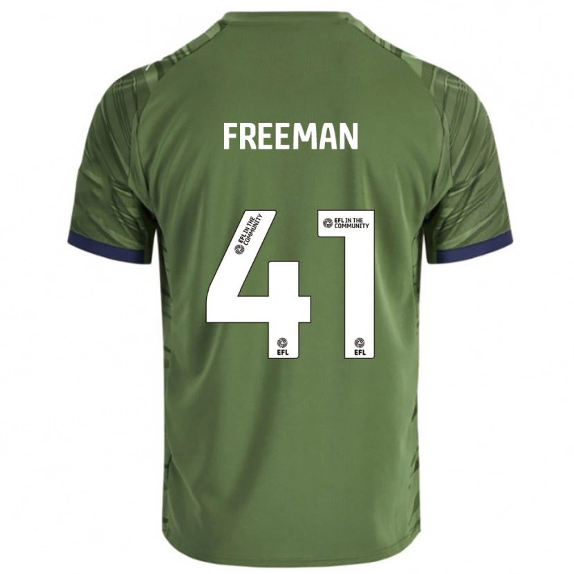 Danxen Women Noah Freeman #41 Green White Away Jersey 2025/26 T-Shirt