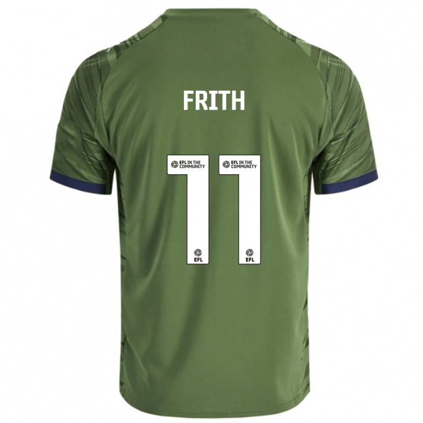 Danxen Women Declan Frith #11 Green White Away Jersey 2025/26 T-Shirt