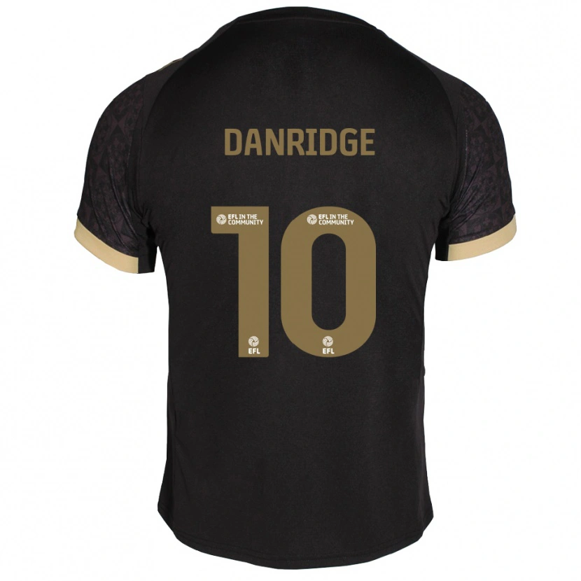 Danxen Women Rebecca Danridge #10 Black Gold Away Jersey 2025/26 T-Shirt