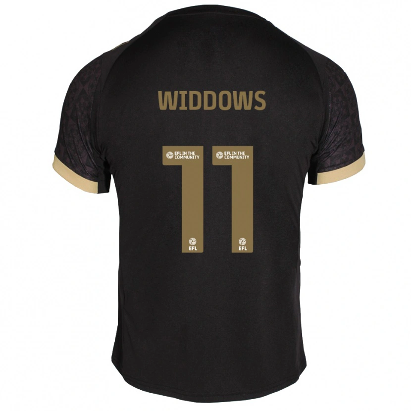 Danxen Women Jade Widdows #11 Black Gold Away Jersey 2025/26 T-Shirt