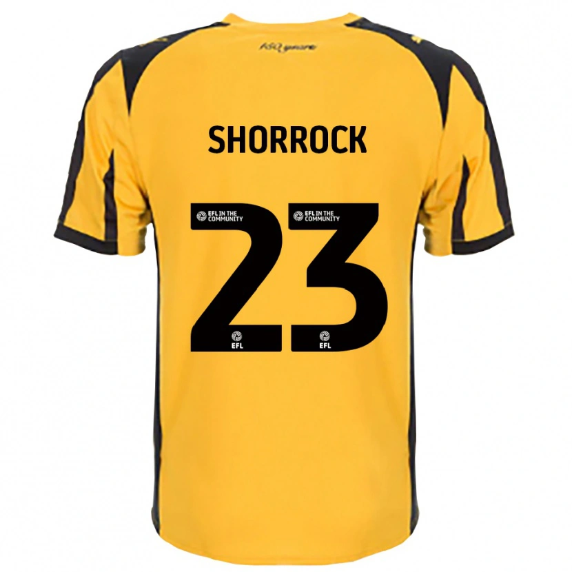 Danxen Women Jack Shorrock #23 Orange Black Away Jersey 2025/26 T-Shirt