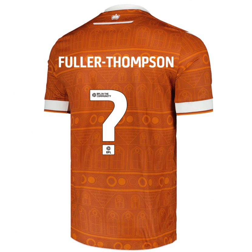 Danxen Women Kallum Fuller-Thompson #0 Orange White Away Jersey 2025/26 T-Shirt