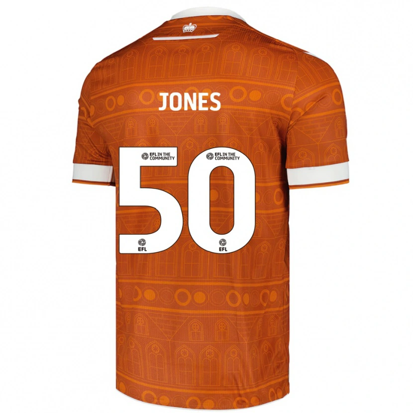 Danxen Women Jerae Jones #50 Orange White Away Jersey 2025/26 T-Shirt