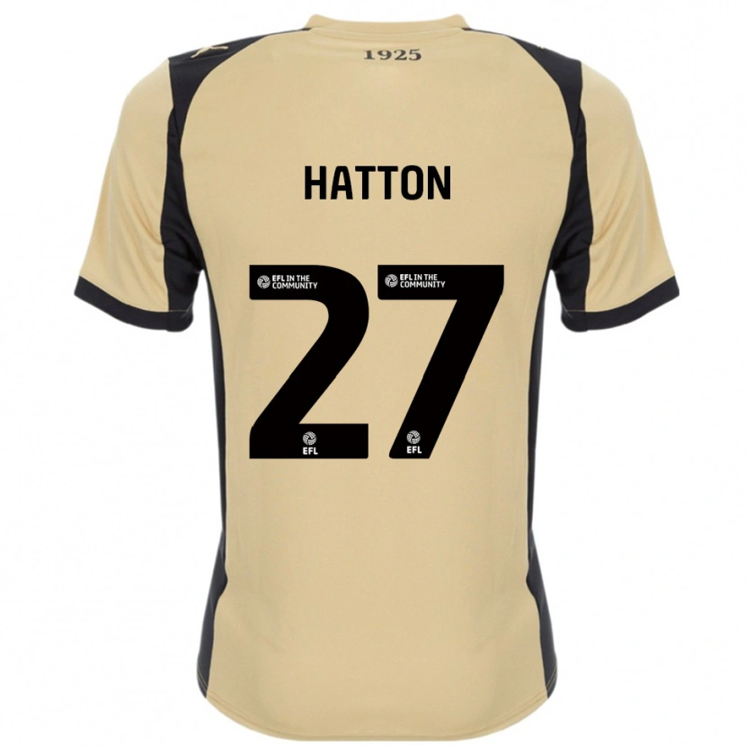 Danxen Women Ben Hatton #27 Gold Black Away Jersey 2025/26 T-Shirt