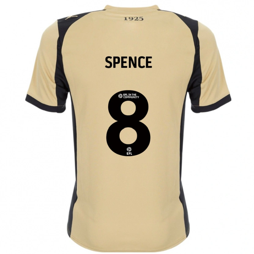 Danxen Women Kian Spence #8 Gold Black Away Jersey 2025/26 T-Shirt