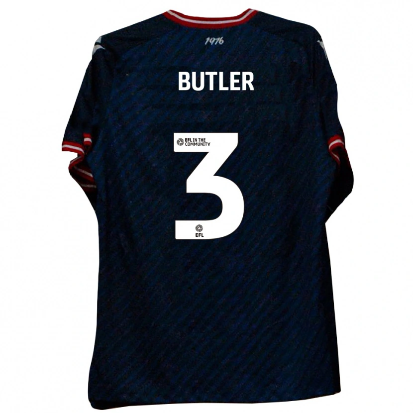 Danxen Women Dan Butler #3 Navy Red Away Jersey 2025/26 T-Shirt